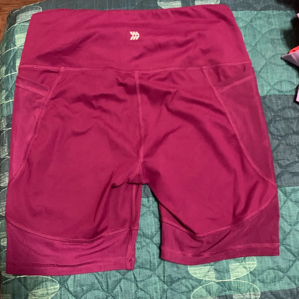 Target magenta biker short